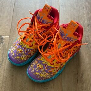 Puma Kids Sneakers in Orange and Purple